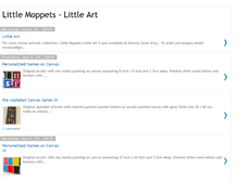 Tablet Screenshot of littlemoppets-artwork.blogspot.com