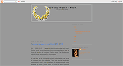 Desktop Screenshot of iron-nic-weight-room.blogspot.com