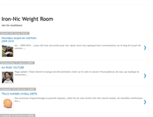 Tablet Screenshot of iron-nic-weight-room.blogspot.com