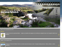 Tablet Screenshot of cuadernodeacuarelas.blogspot.com