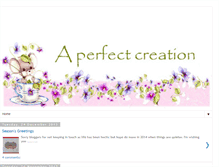 Tablet Screenshot of aperfectcreation.blogspot.com