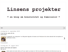 Tablet Screenshot of linsensprojekter.blogspot.com