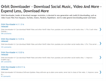 Tablet Screenshot of orbitdownloader.blogspot.com
