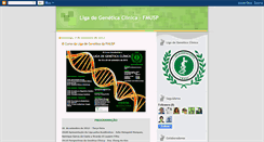 Desktop Screenshot of ligadegenetica.blogspot.com