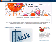 Tablet Screenshot of mostlymarkerscards.blogspot.com