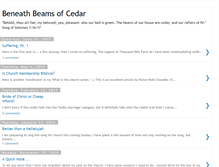 Tablet Screenshot of beneathbeamsofcedar.blogspot.com