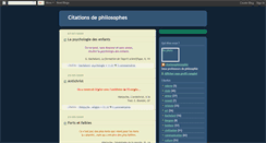 Desktop Screenshot of citationsphilo.blogspot.com