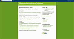 Desktop Screenshot of edumatenvenezuela.blogspot.com