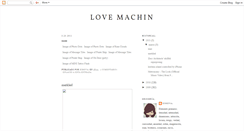 Desktop Screenshot of lovemachin.blogspot.com