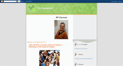 Desktop Screenshot of blog-enfemenino.blogspot.com