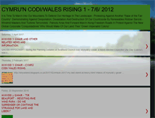 Tablet Screenshot of cymruncodi.blogspot.com