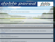 Tablet Screenshot of clubpadeldoblepared.blogspot.com