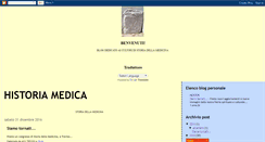 Desktop Screenshot of historiamedica.blogspot.com