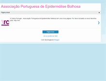 Tablet Screenshot of epidermolise-bolhosa.blogspot.com