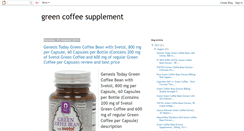 Desktop Screenshot of greencoffeesupplements.blogspot.com