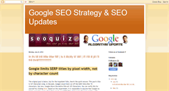 Desktop Screenshot of googleseostrategy.blogspot.com