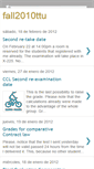 Mobile Screenshot of fall2010ttu.blogspot.com