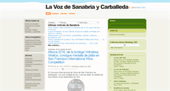 Desktop Screenshot of lavozdesanabria.blogspot.com