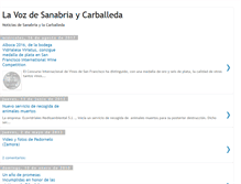 Tablet Screenshot of lavozdesanabria.blogspot.com