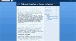Desktop Screenshot of actualidadfedis.blogspot.com