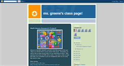 Desktop Screenshot of msgreenesclasspage.blogspot.com