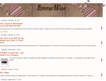 Tablet Screenshot of emmamaepatterns.blogspot.com