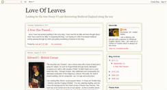 Desktop Screenshot of loveofleaves.blogspot.com