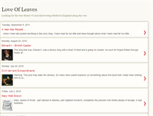 Tablet Screenshot of loveofleaves.blogspot.com