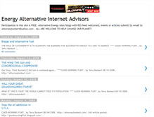 Tablet Screenshot of energyalternativesadvisor.blogspot.com