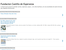 Tablet Screenshot of fundacioncastillodeesperanza.blogspot.com