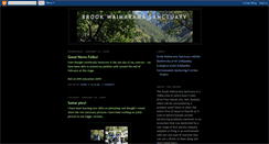 Desktop Screenshot of brookwaimaramasanctuary.blogspot.com