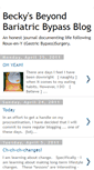Mobile Screenshot of beckysbeyondbariatricbypass.blogspot.com