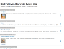 Tablet Screenshot of beckysbeyondbariatricbypass.blogspot.com