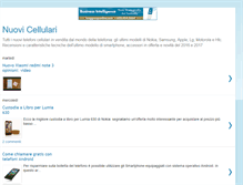 Tablet Screenshot of nuovicellulari.blogspot.com