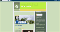 Desktop Screenshot of lifeofakhalsa.blogspot.com