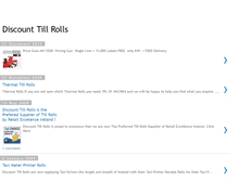 Tablet Screenshot of discounttillrolls.blogspot.com