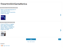 Tablet Screenshot of finearttrekkinsantamonica.blogspot.com
