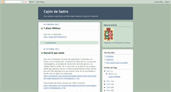 Desktop Screenshot of cajoneradesastre.blogspot.com