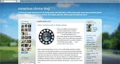 Desktop Screenshot of consciouschoiceblog.blogspot.com
