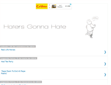 Tablet Screenshot of haters-gonna-hate.blogspot.com
