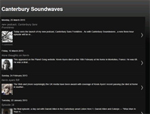 Tablet Screenshot of canterburysoundwaves.blogspot.com