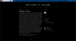 Desktop Screenshot of jeffhardyvscmpunk.blogspot.com