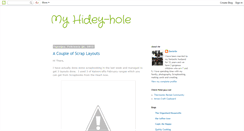 Desktop Screenshot of myhidey-hole.blogspot.com