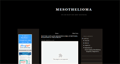 Desktop Screenshot of mesothelioma-weightloss.blogspot.com