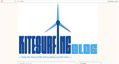 Desktop Screenshot of kitesurfingblog.blogspot.com