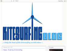 Tablet Screenshot of kitesurfingblog.blogspot.com