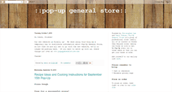 Desktop Screenshot of popupgeneralstore.blogspot.com