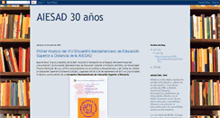 Desktop Screenshot of 30aniversarioaiesad.blogspot.com