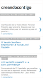 Mobile Screenshot of creandocontigo.blogspot.com