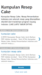 Mobile Screenshot of kumpulanresepcake78.blogspot.com